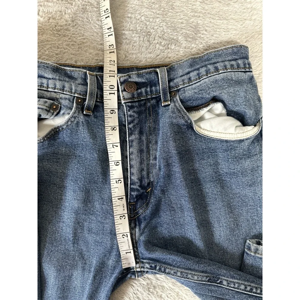 Levi's 505 Mens Straight Denim Jeans Size 32x30 Pants‎ Distressed Ankle
